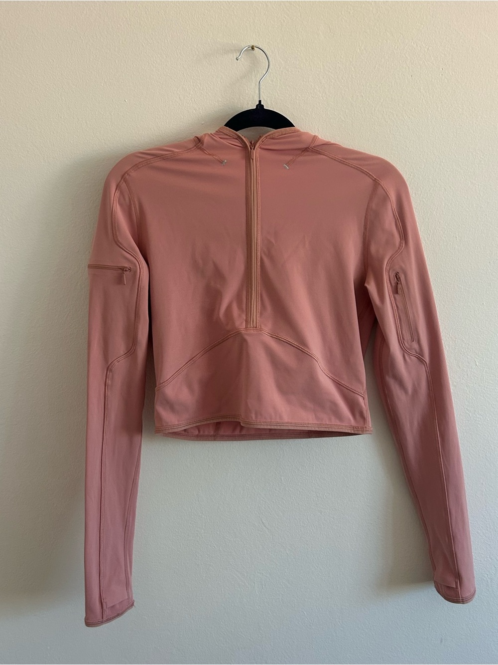 Lululemon Break A Trail Crop 1/2 Zip Hoodie